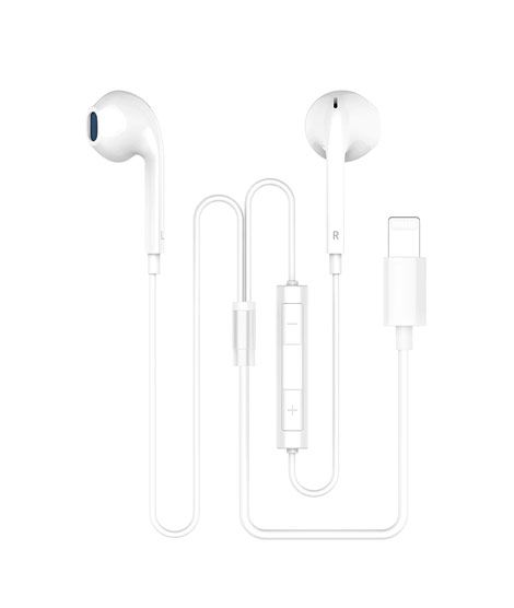 iShopping - Faster M11 Lightning Connector Earphone With Built-In Microphone