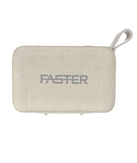 iShopping - Faster Boom X Bluetooth Speaker-Cream