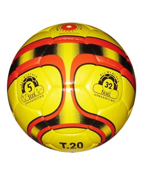iShopping - M Toys Hand Stitched Football Yellow (1120)