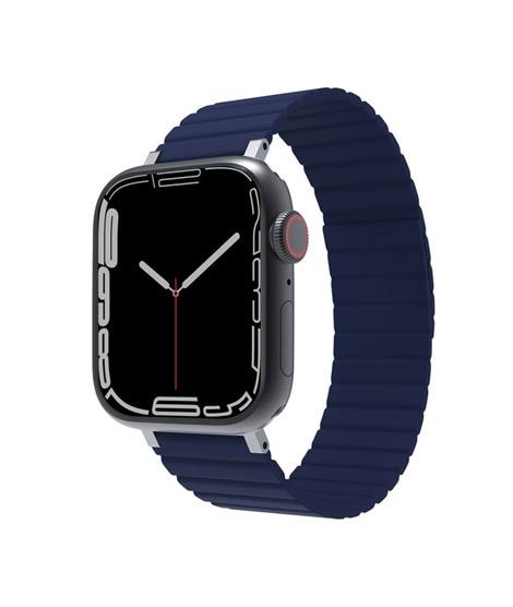 iShopping - JCPal FlexForm Magnetic Strap Band For Apple Watch 49mm/45mm - Navy Blue (JCP6307)