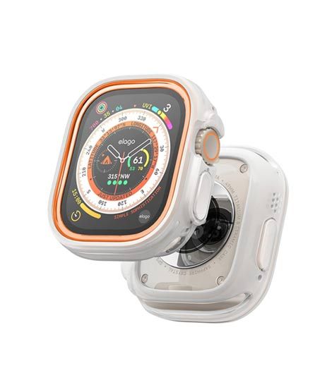 iShopping - Elago Duo Case For Apple Watch Ultra 49mm Transparent / Orange (AMT-6345)