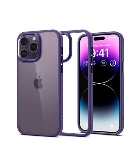 iShopping - Spigen Ultra Hybrid Case For iPhone 14 Pro Max Deep Purple (ACS05574)
