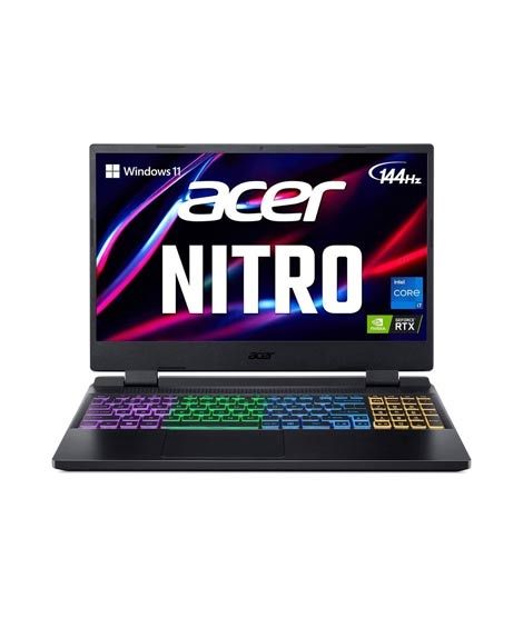 iShopping - Acer Nitro 5 15.6″ FHD Core i7 12th Gen 16GB 512GB SSD 6GB RTX 3060 Gaming Laptop Obsidian Black (AN515-58-7123) - 1 Year Official Warranty