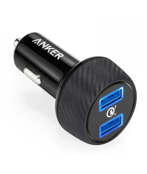 iShopping - Anker PowerDrive Dual Ports 3.0 Car Charger - 39W