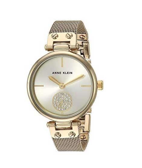 iShopping - Anne Klein Swarovski Crystal Bracelet Women's Watch Gold (AK/3000CHGB)