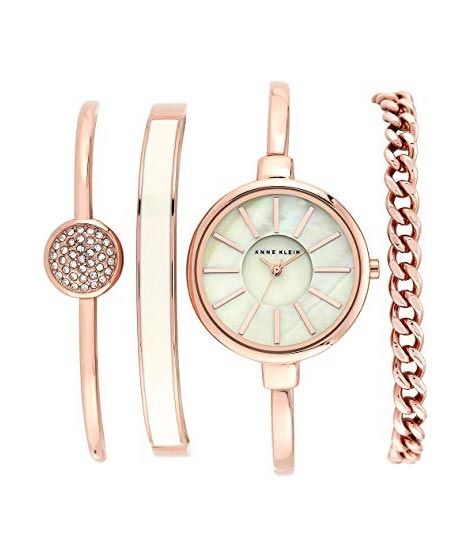 iShopping - Anne Klein Swarovski Crystal Women's Watch Rose Gold (AK/1470RGST)