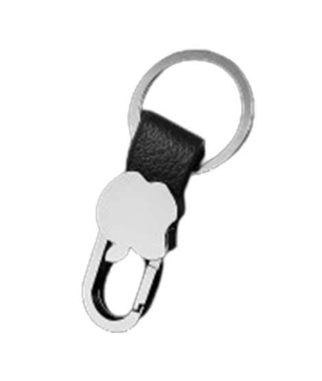 iShopping - M.Mart Waist Buckle Apple Design Leather Key Chain