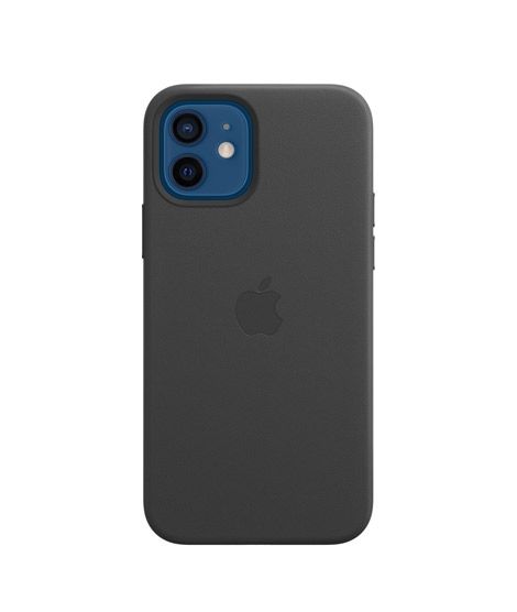 iShopping - Apple MagSafe Leather Case Black For iPhone 12/12 Pro