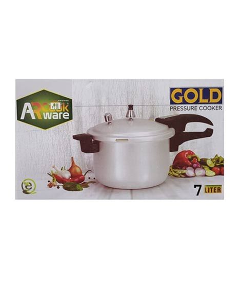 iShopping - AR Cookware Gold Pressure Cooker 7 Ltr