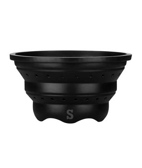 iShopping - Premier Home Sorted Colander & Steamer - Black (805345)