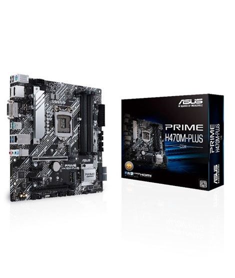 iShopping - Asus PRIME H470M-PLUS Micro ATX Gaming Motherboard