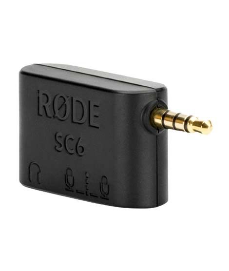 iShopping - Rode SC6 Dual TRRS Adaptor For Smartphone Black