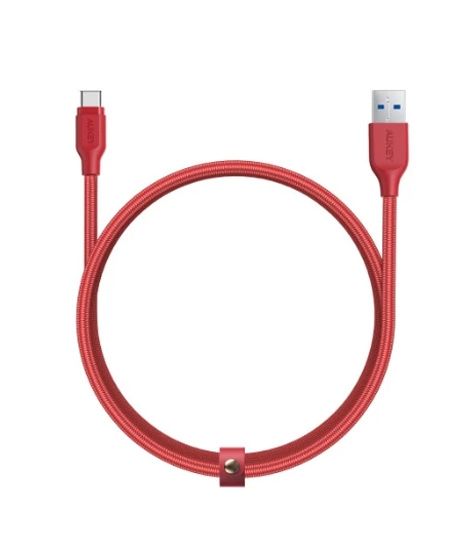 iShopping - Aukey Braided Nylon 3.1 Gen 1 A to C USB Cable (CB-AC1)