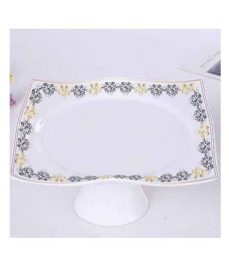 iShopping - Easy Shop 8.75" Square Shape Cake Plate (1044)
