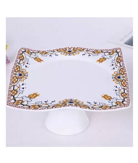 iShopping - Easy Shop 8.75" Square Shape Cake Plate (1045)