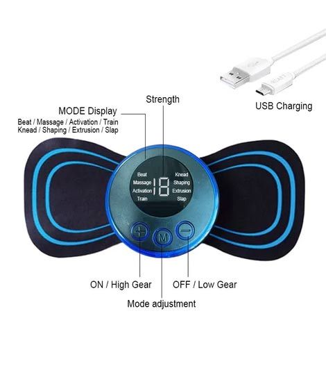 iShopping - Easy Shop USB Charging Butterfly Pulse Massager