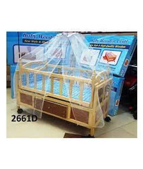 iShopping - Easy Shop Wooden Baby Swinging Cradle with Drawer