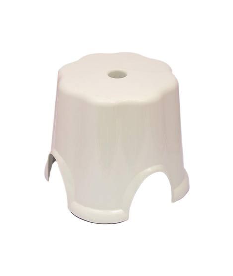 iShopping - Easy Shop Round Durable Washroom Plastic Stool