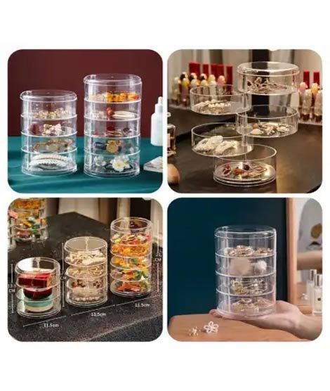 iShopping - Easy Shop Acrylic Rotating Jewelry Organizer