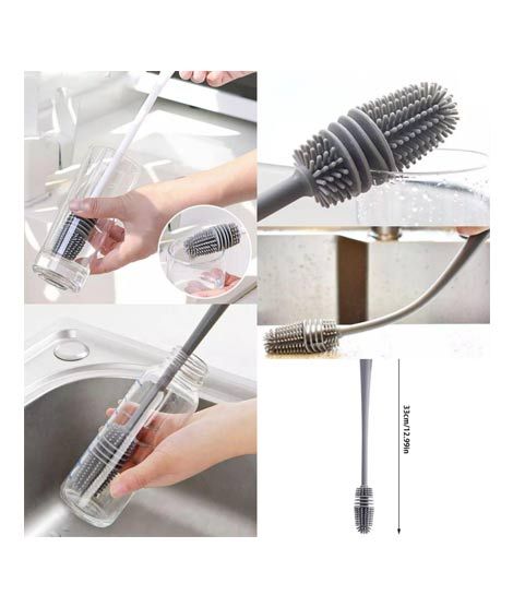 iShopping - Easy Shop Silicone Baby Milk Bottle Brush