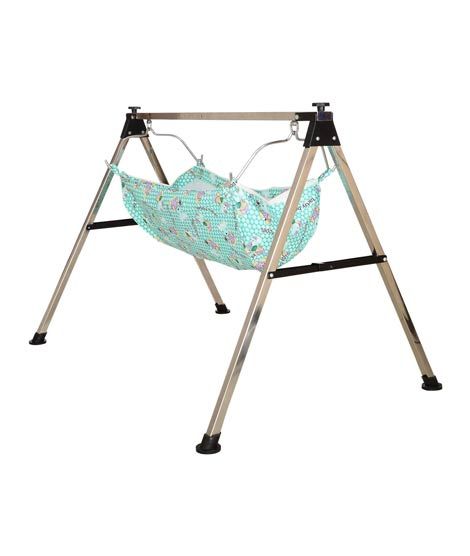 iShopping - Easy Shop Baby Folding Cradle in Steel Frame