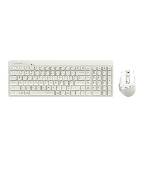 iShopping - A4tech Fstyler 2.4G Wireless Quiet Key Combo Set (FG2400 Air)-Beige