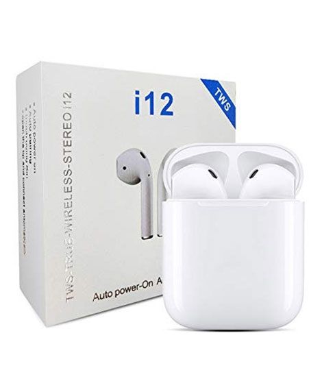 iShopping - Best Buy i12 TWS Wireless Bluetooth Earbuds White