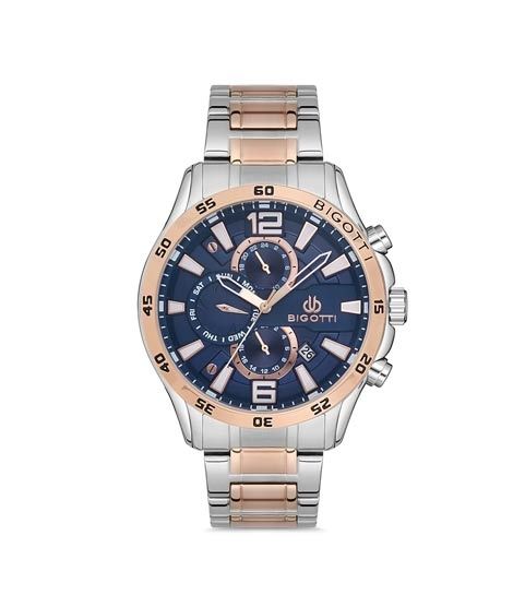iShopping - Bigotti Milano Stainless Steel Men's Watch Two Tone (BG.1.10126-3)