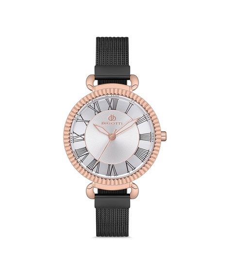 iShopping - Bigotti Montre Femme's Stainless Steel Women's Watch Black (BG.1.10137-5)