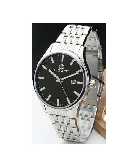 iShopping - Bigotti Stainless Steel Men's Watch Silver (BG.1.10151-2)
