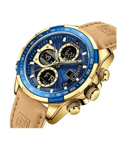 iShopping - Naviforce Analog Digital Dual Time Chronograph Men's Watch (NF-9197-12)