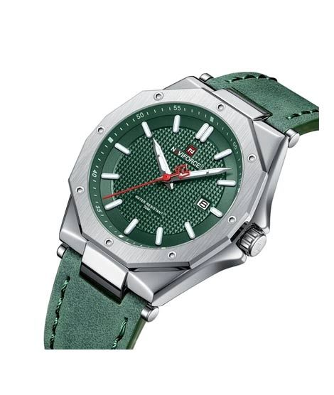 iShopping - Naviforce Fashion Casual Simple Quartz Leather Men's Watch (NF-9200-9)