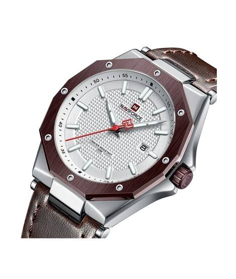 iShopping - Naviforce Fashion Casual Leather Men's Watch (NF-9200-8)