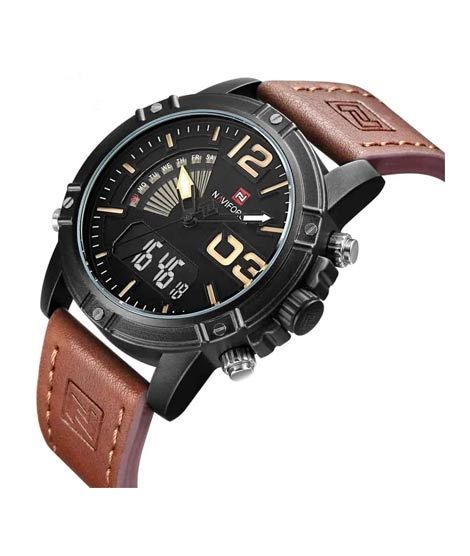 iShopping - Naviforce Exclusive Edition Men’s Watch Brown (NF-9095-3)