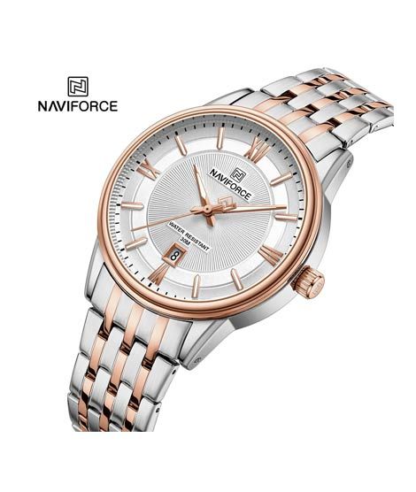 iShopping - Naviforce Exclusive Date Edition Watch For Men Two Tone (NF-8040G-2)