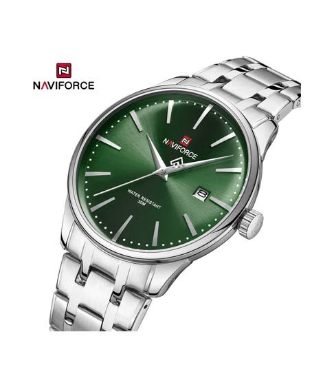 iShopping - Naviforce Gentle Flutter Watch For Men Silver (NF-9230-3)