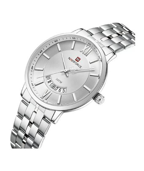 iShopping - Naviforce Affinity Watch For Men Silver (NF-9238l-5)