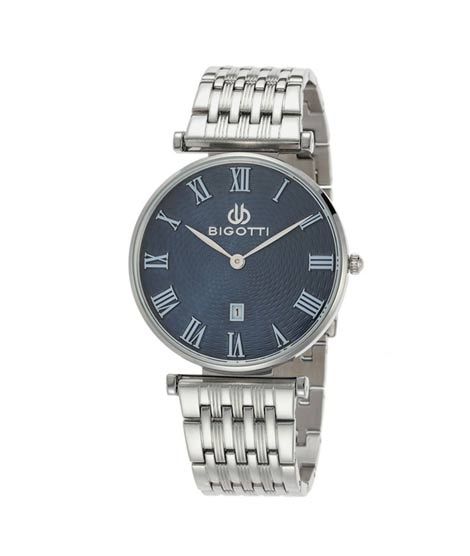 iShopping - Bigotti Analog Stainless Steel Men’s Watch Silver (BG.1.10032-5)
