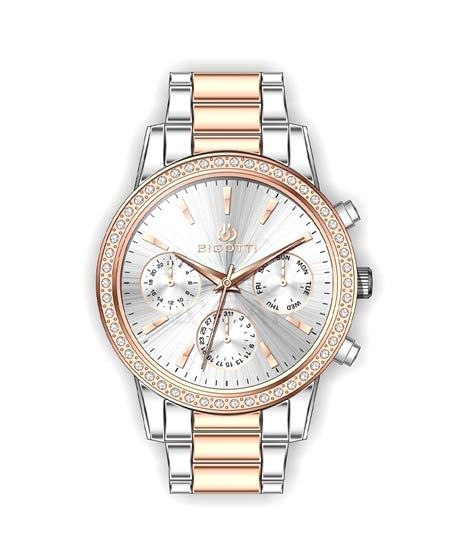 iShopping - Bigotti Analog Stainless Steel Women's Watch Two-Tone (BG.1.10041-4)