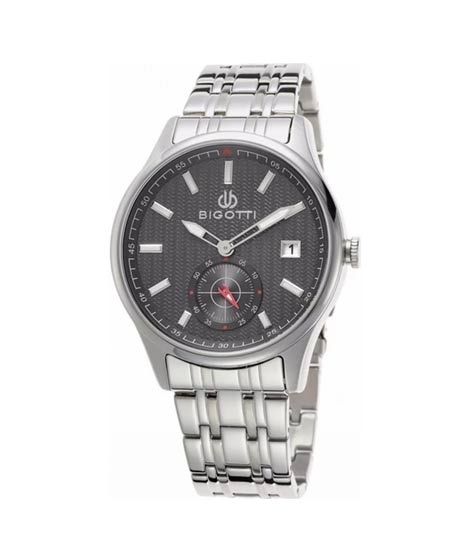 iShopping - Bigotti Milano Stainless Steel Men's Watch Silver (BG.1.10016-2)