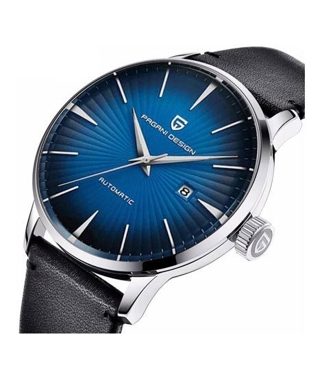 iShopping - Benyar Pagani Design Automatic Men's Leather Watch Black (PD-2770-4)