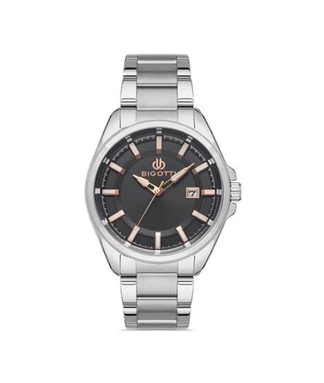 iShopping - Bigotti Stainless steel Men's Watch Silver (BG.1.10326-2)