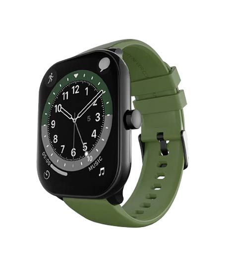 iShopping - Ronin Smart Watch With Black Dial (R-06)-Grass Green