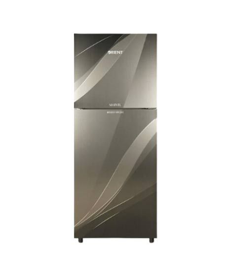 iShopping - Orient Marvel 260 Freezer-On-Top Glass Door Refrigerator 9 Cu Ft