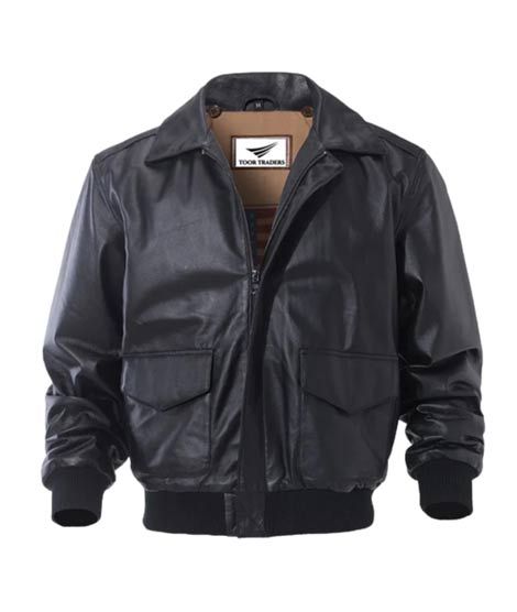 iShopping - Toor Traders Bomber Leather Jacket For Men