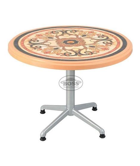 iShopping - Boss Steel Plastic Round Table 39" With Sticker (BP-290-S-EVE)