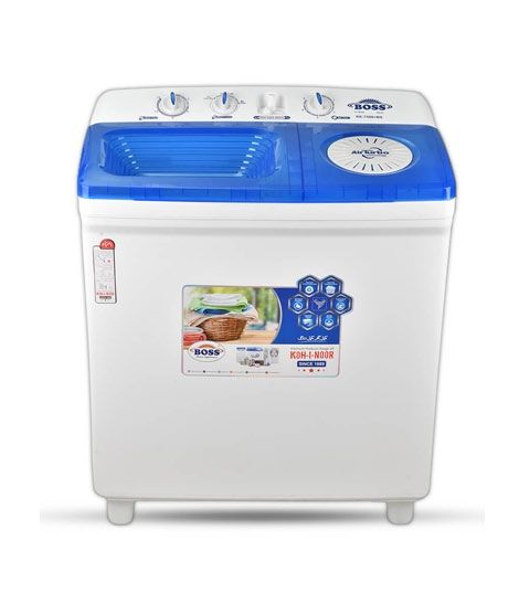 iShopping - Boss Top Load Semi Automatic Twin Tub Washing Machine 7.5Kg White (K.E.7500-BS)