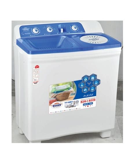iShopping - Boss Steel Twin Tub Spinner Washing Machine 12Kg White (KE-15000-BS-S)