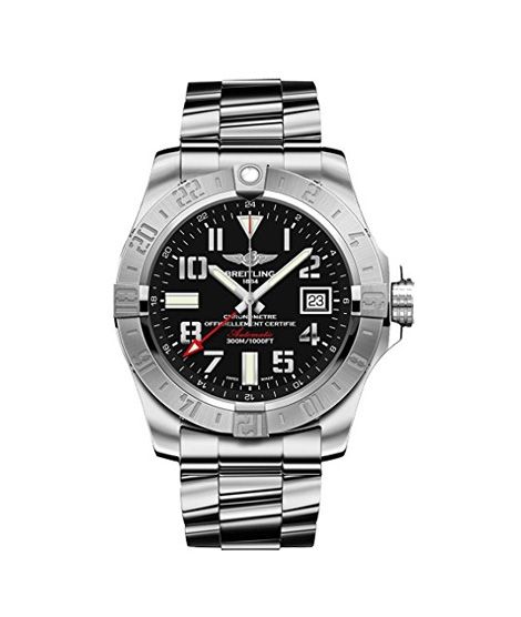 iShopping - Breitling Avenger II GMT Men's Watch Silver (A3239011/BC34-170A)