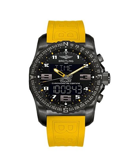 iShopping - Breitling Cockpit B50 Night Mission Men's Watch Yellow (VB5010A4/BD41-242S)